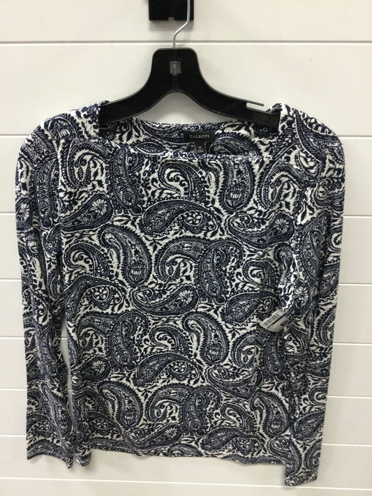 Top Ls By Talbots In Navy, Size:M