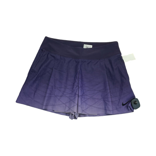 Athletic Skort By Nike In Purple, Size:M