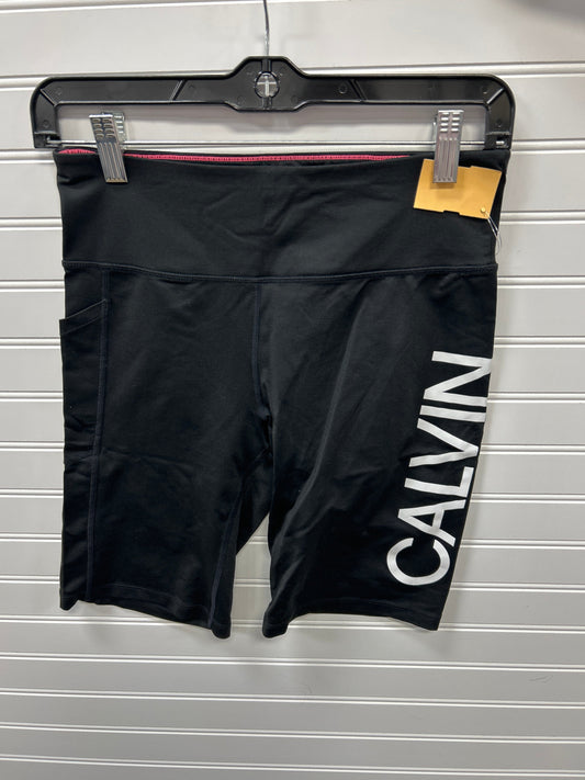 Athletic Shorts By Calvin Klein In Black, Size:M