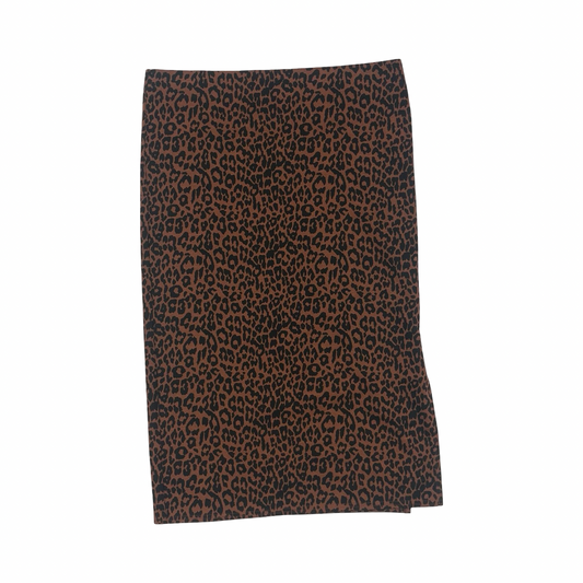 Skirt Midi By Loft In Leopard Print, Size:L