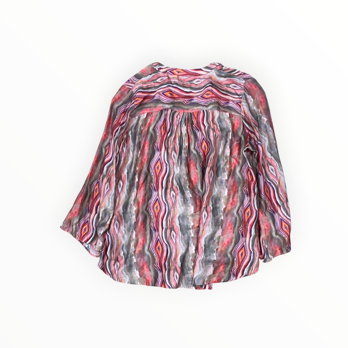 Top 3/4 Sleeve By Clothes Mentor In Multi, Size:M