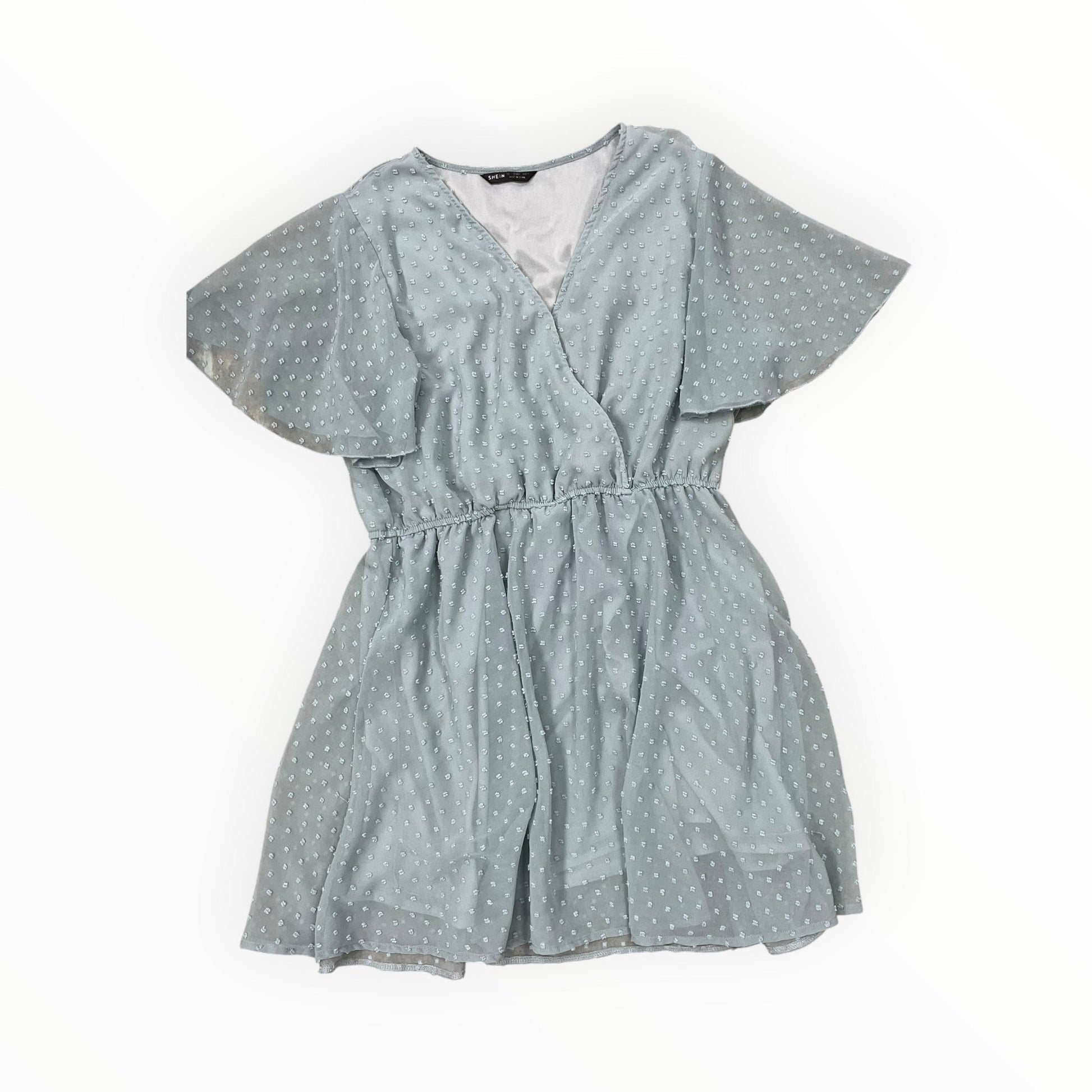 Dress Casual Midi By Shein In Blue, Size:L
