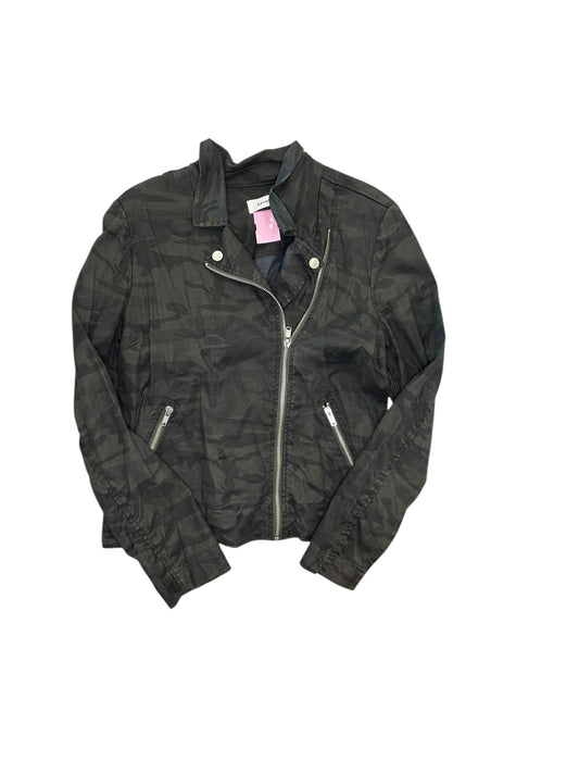 Jacket Moto By Level 99 In Camouflage Print, Size:M