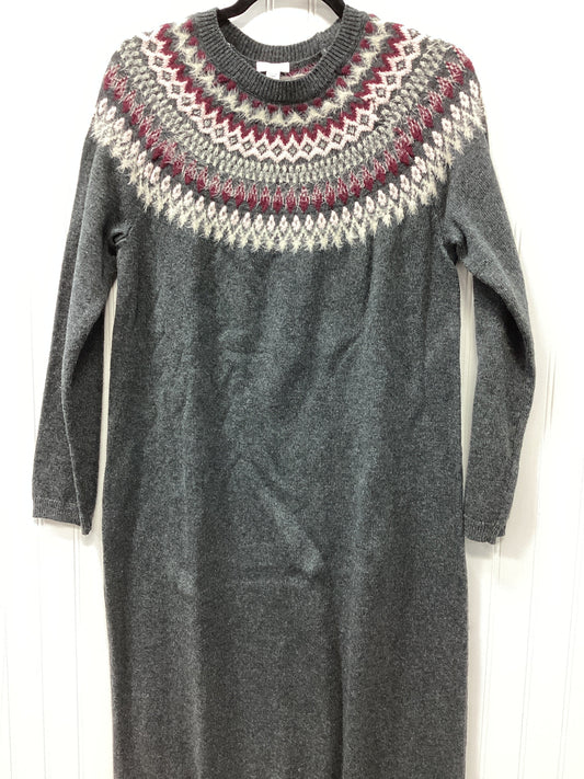 Dress Casual Maxi By J. Jill In Grey, Size:S
