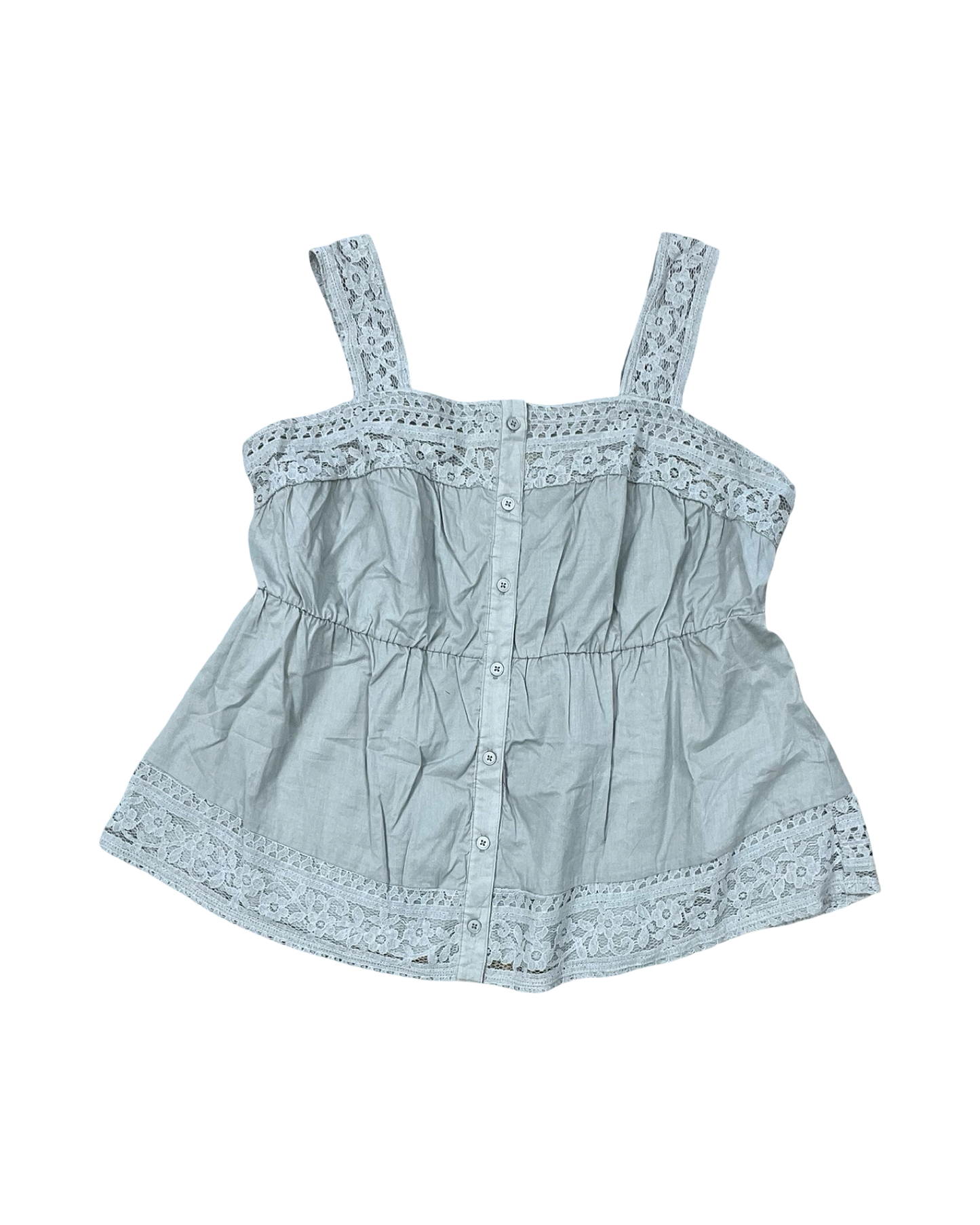 Top Sleeveless By Torrid In Grey, Size:1X