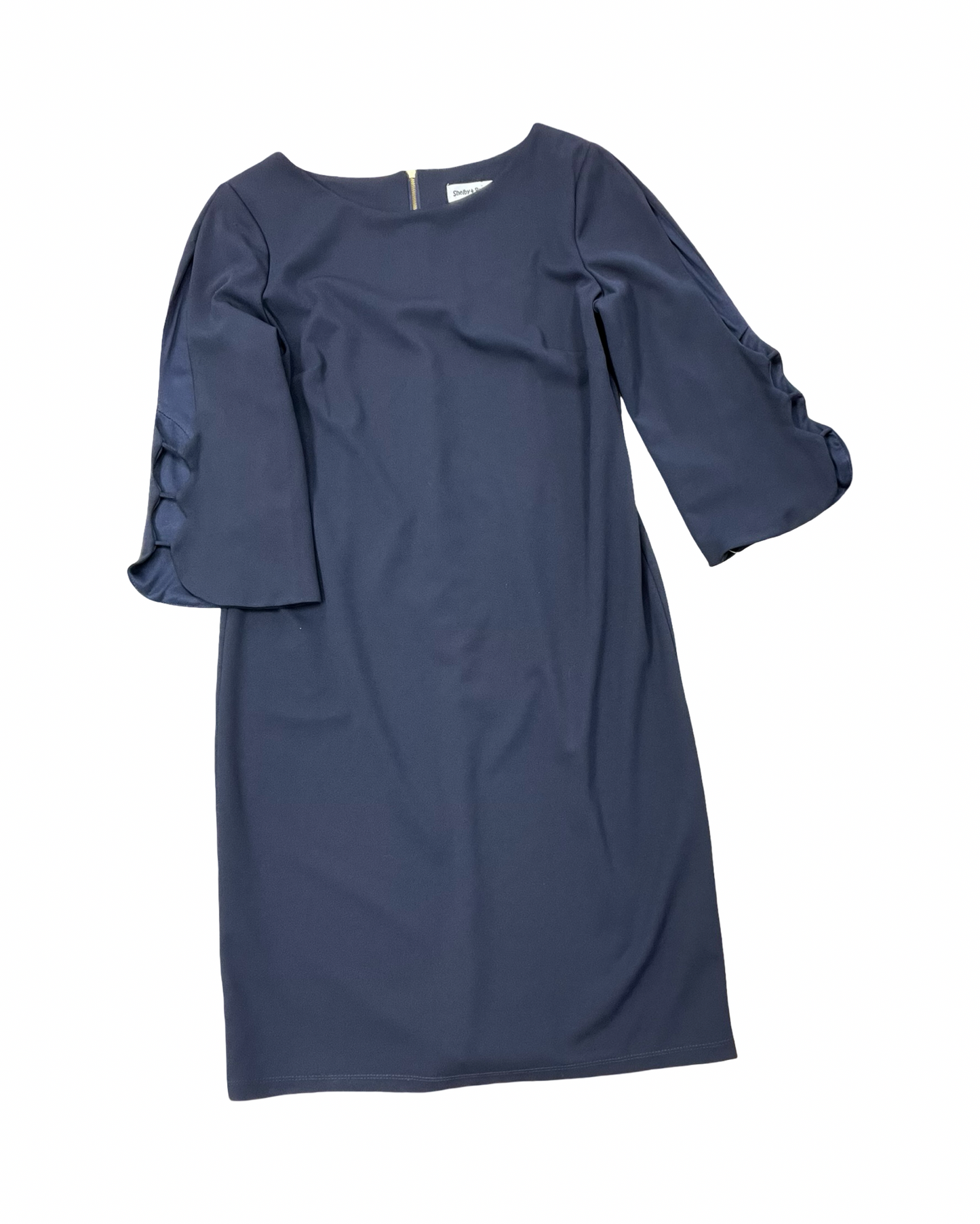 Dress Work By Shelby And Palmer In Navy, Size:L