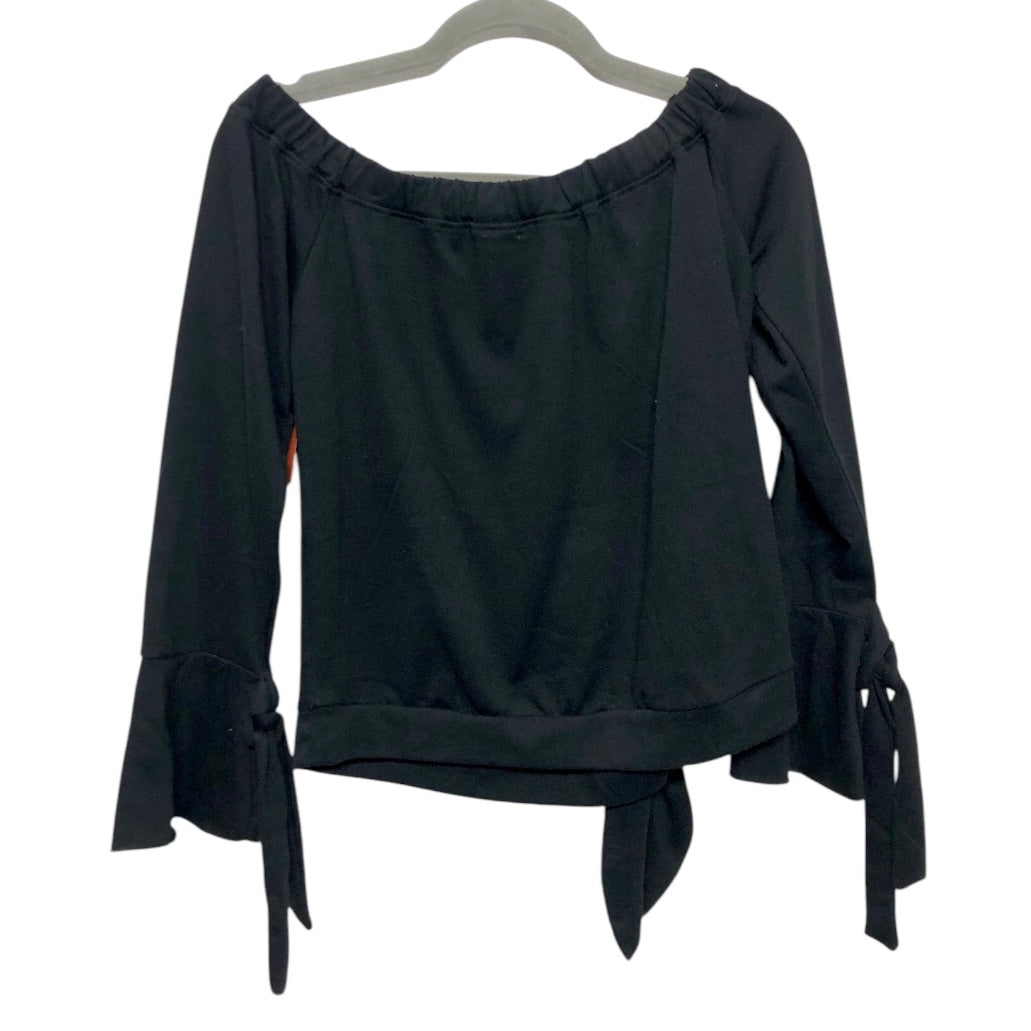 Top Ls By Active Usa In Black, Size:S