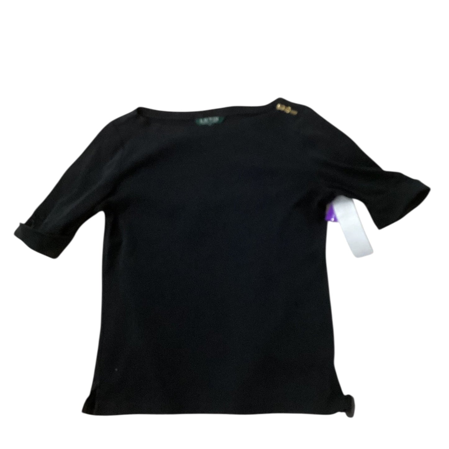 Top Ss By Ralph Lauren In Black, Size:M