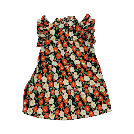 Dress Casual Short By Jodifl In Floral Print, Size:S