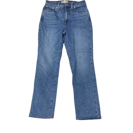 Jeans Straight By Madewell In Blue Denim, Size:4