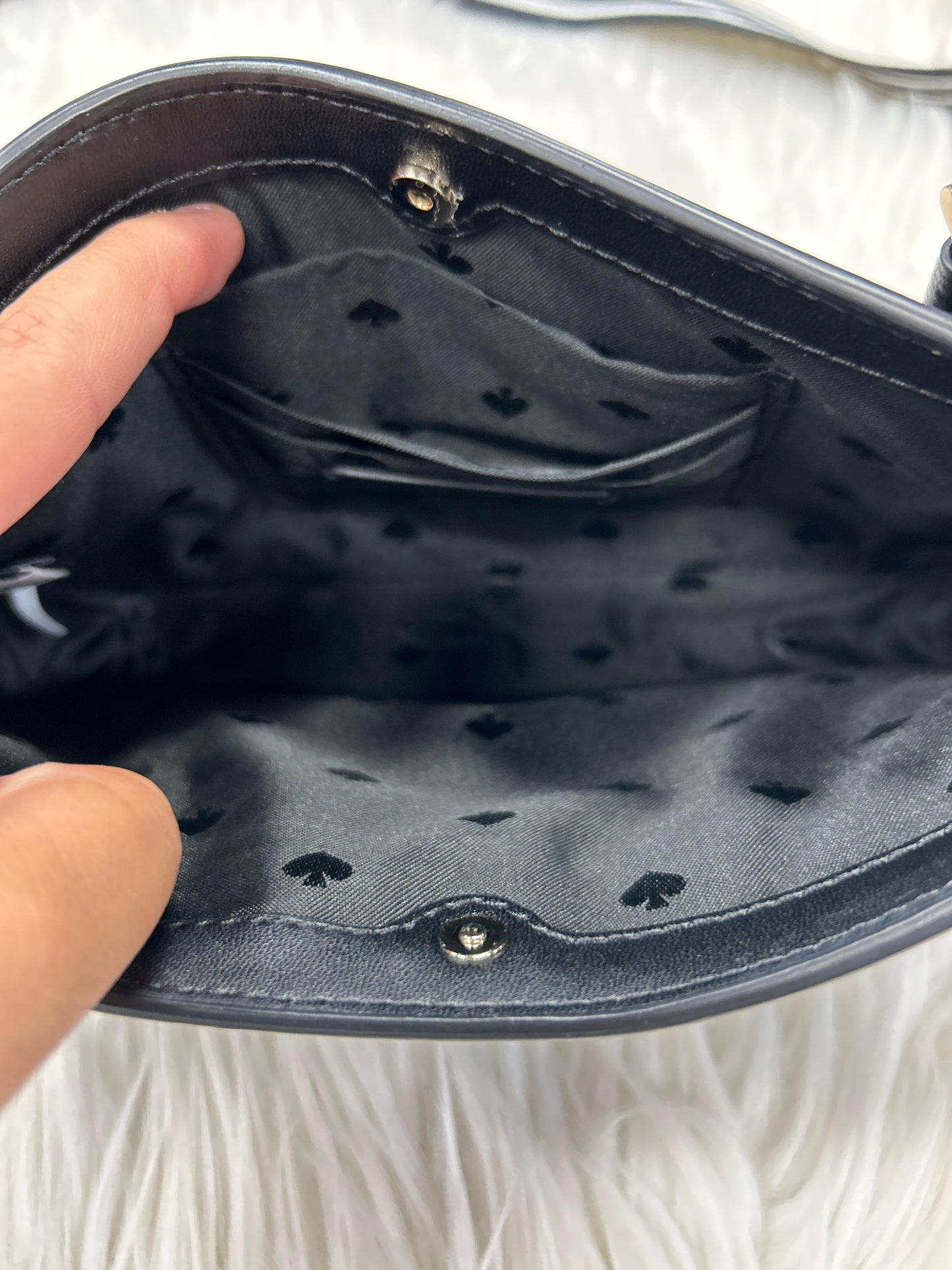 Handbag Designer By Kate Spade In Black, Size:Small