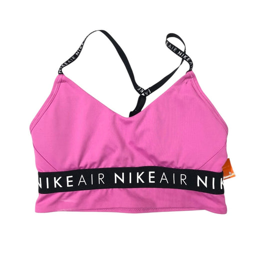 Athletic Bra By Nike In Pink, Size:S