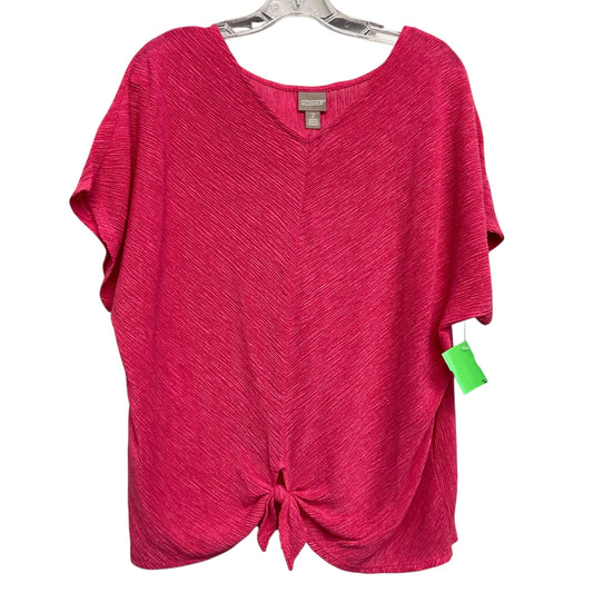 Top Ss By Chicos In Pink, Size:L