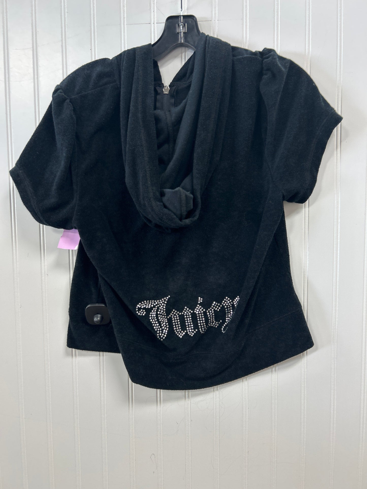 Sweatshirt Hoodie By Juicy Couture In Black, Size:L