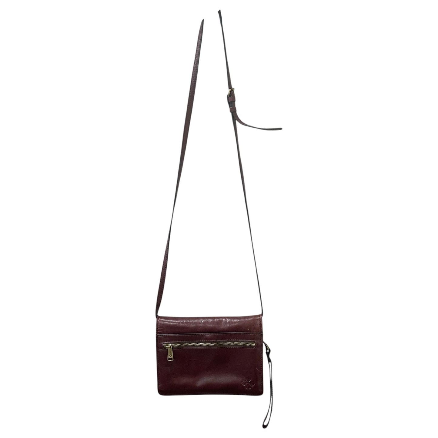 Crossbody Designer By Patricia Nash In Maroon, Size:Medium