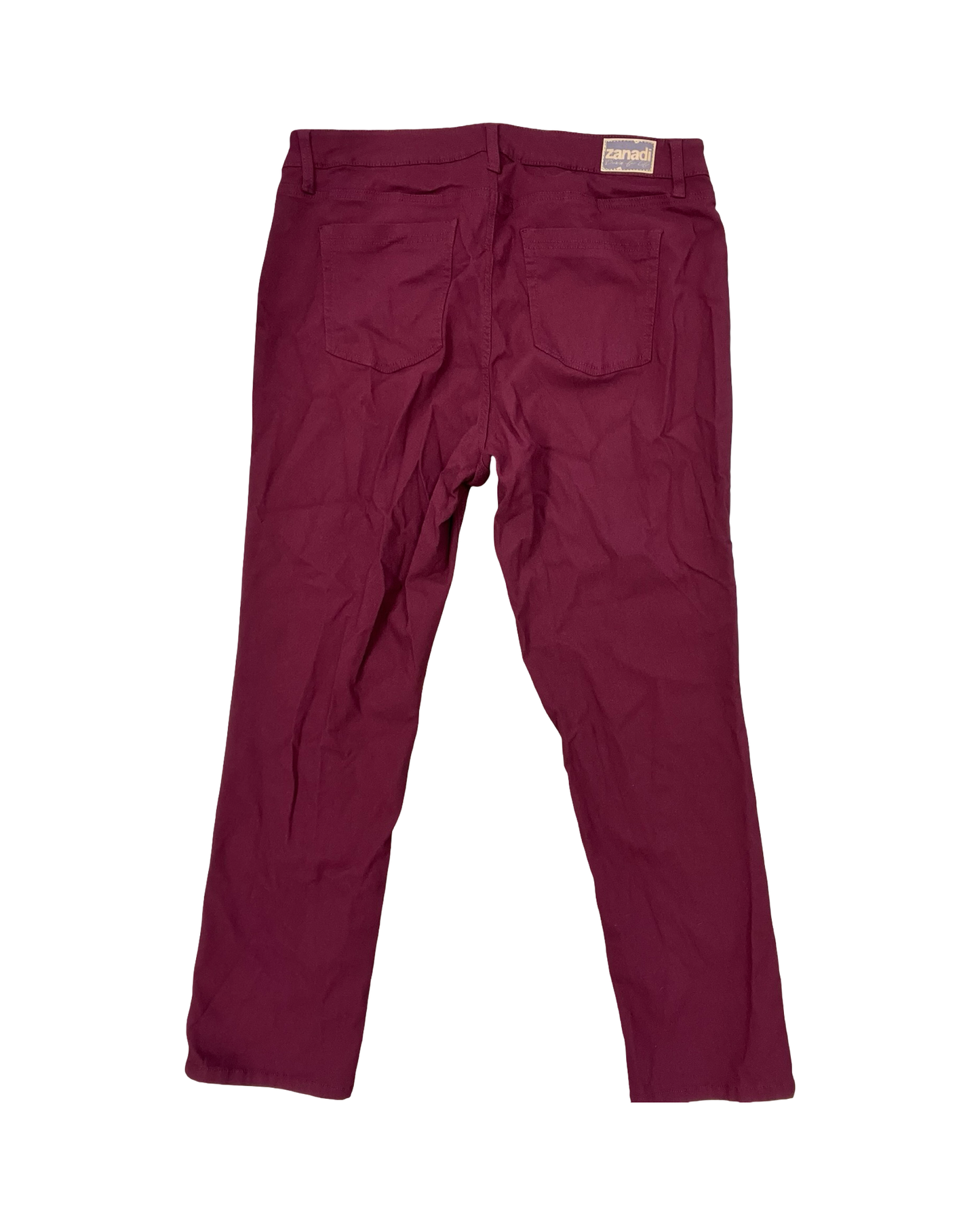 Jeans Jeggings By Clothes Mentor In Maroon, Size:22