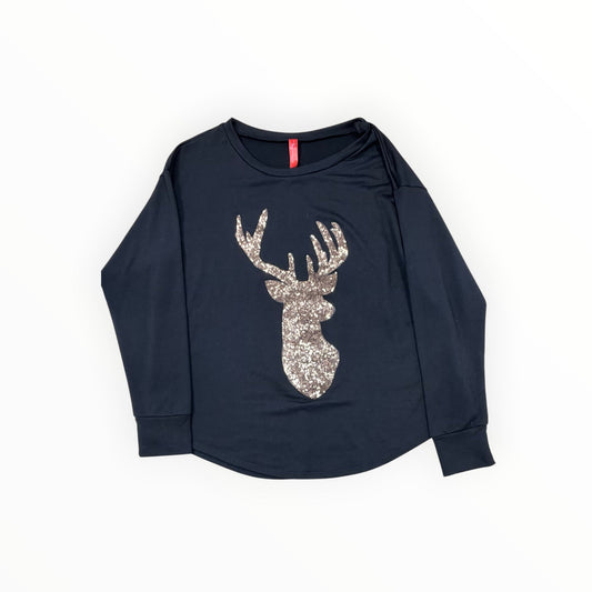 Top Ls By Clothes Mentor In Black, Size:L