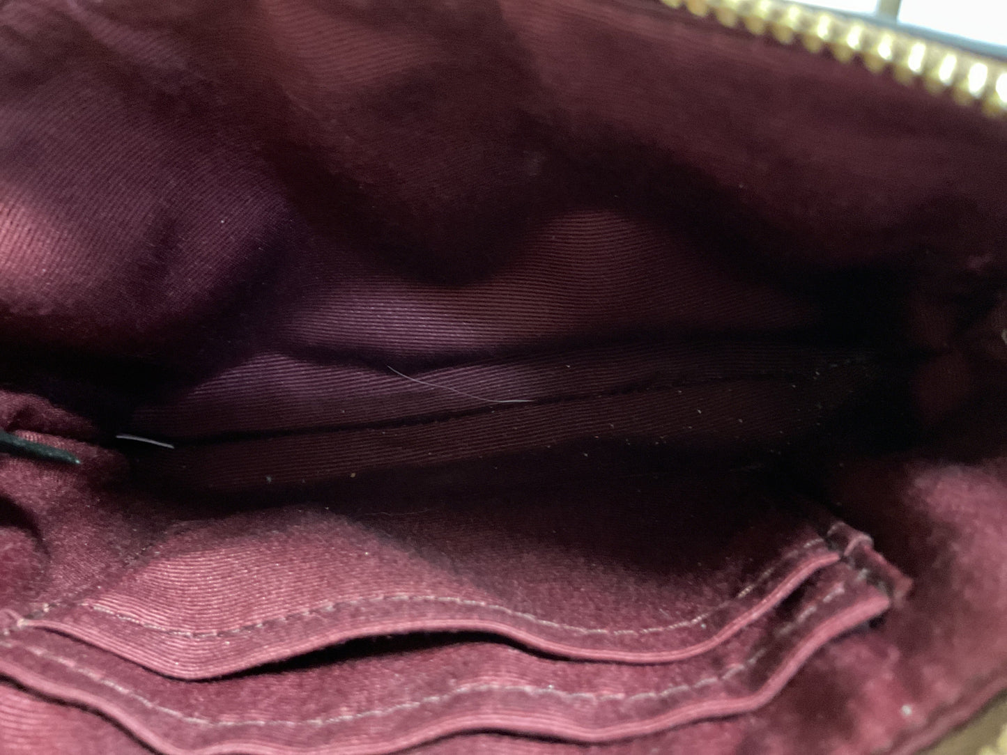 Wristlet Designer By Coach In Maroon, Size:Small