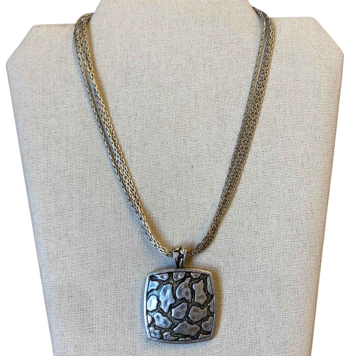 Necklace Charm By Silpada In Black & Silver