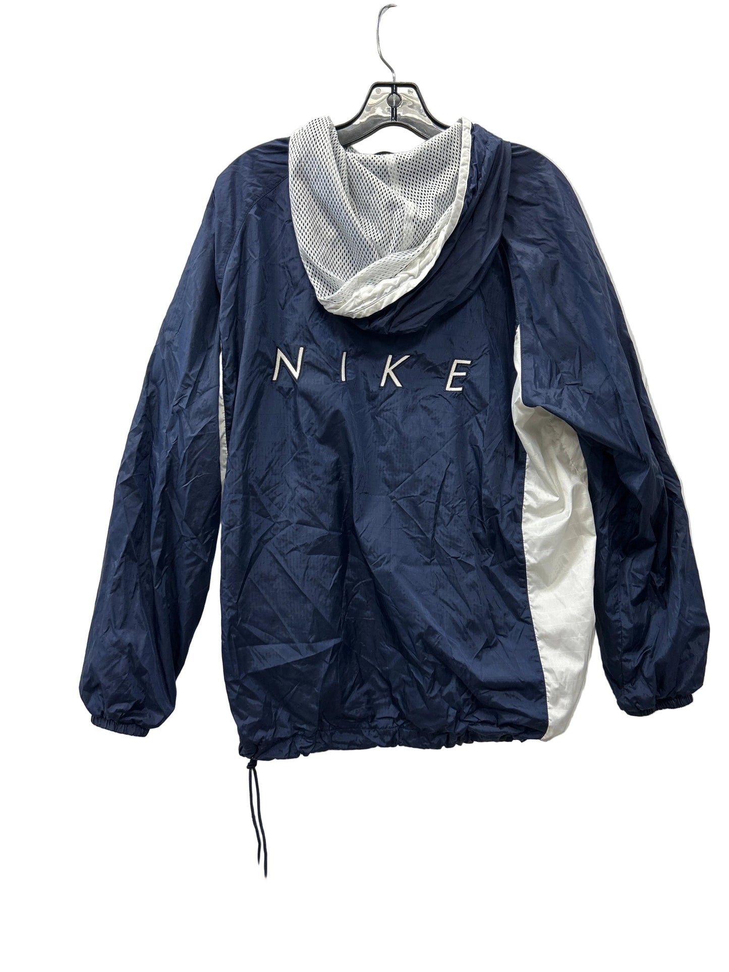Athletic Jacket By Nike Apparel In Navy, Size:Xl