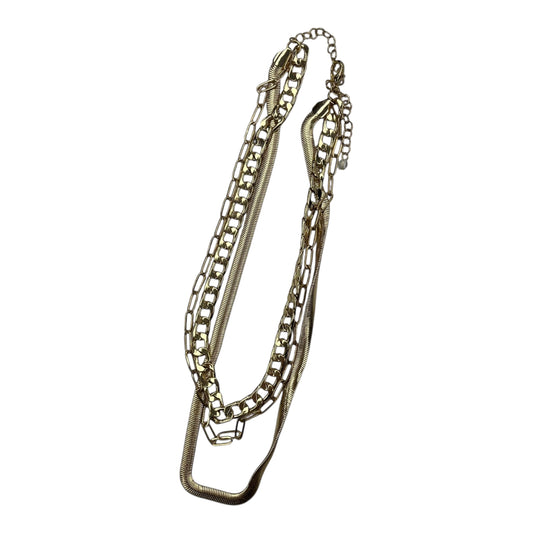 Necklace Layered By Clothes Mentor In Gold