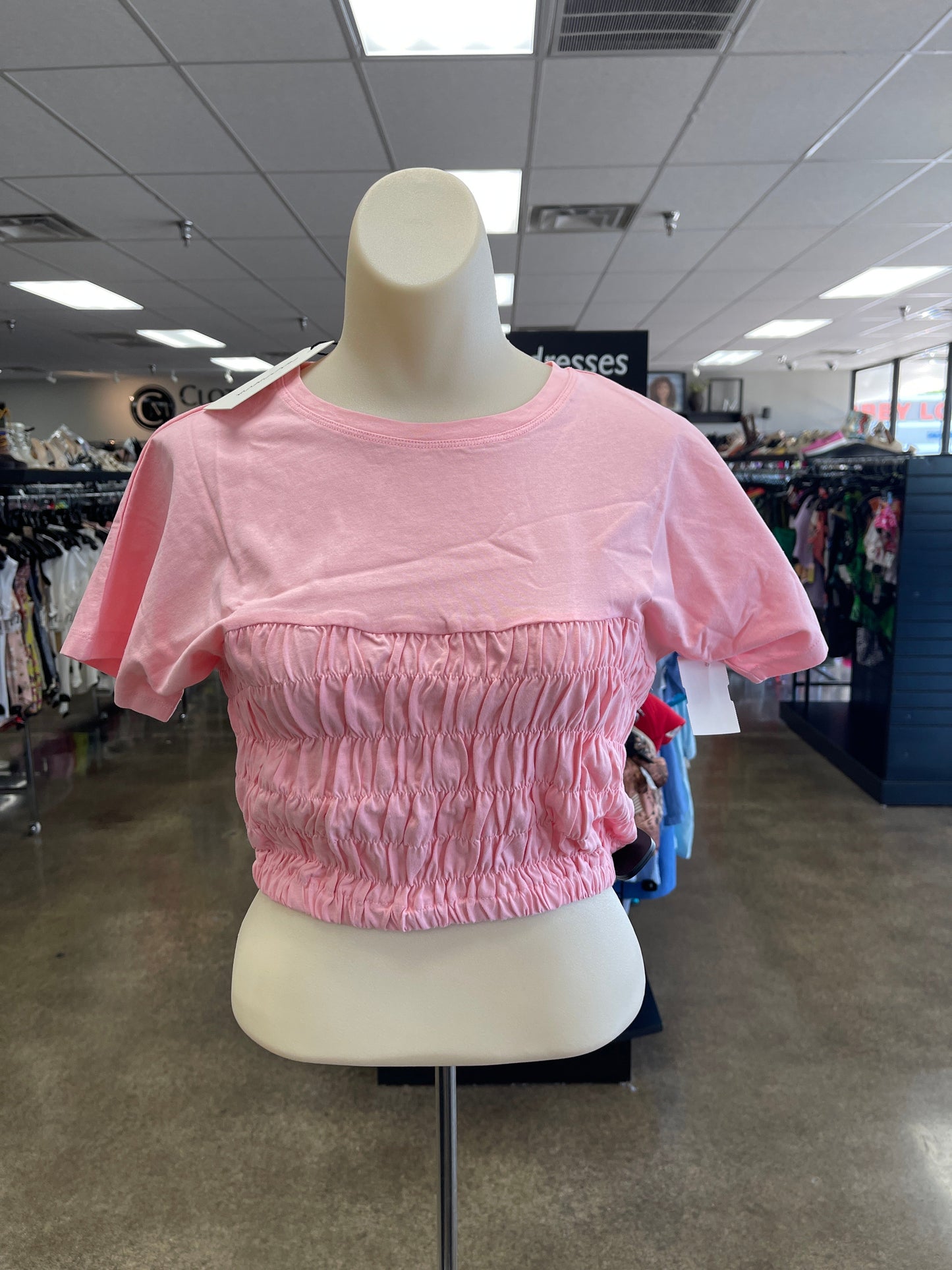 Top Ss By Clothes Mentor In Pink, Size:S