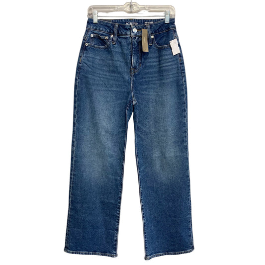 Jeans Wide Leg By J. Crew In Blue Denim, Size:2