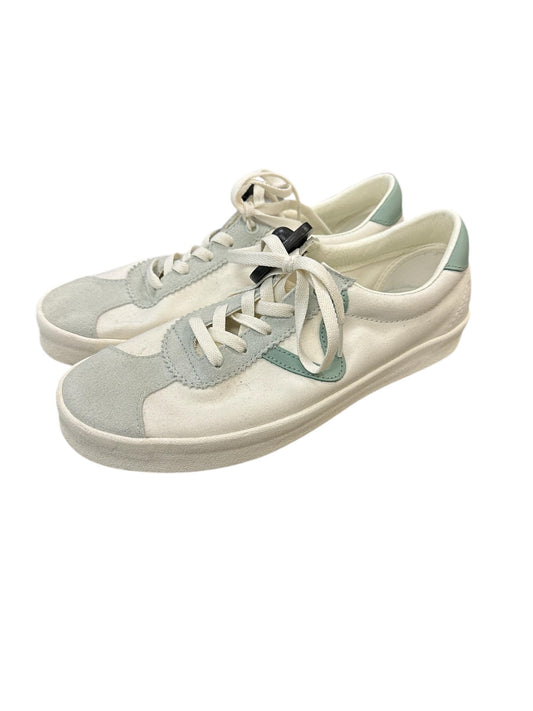 Shoes Sneakers By Vans In Green & White, Size:9.5