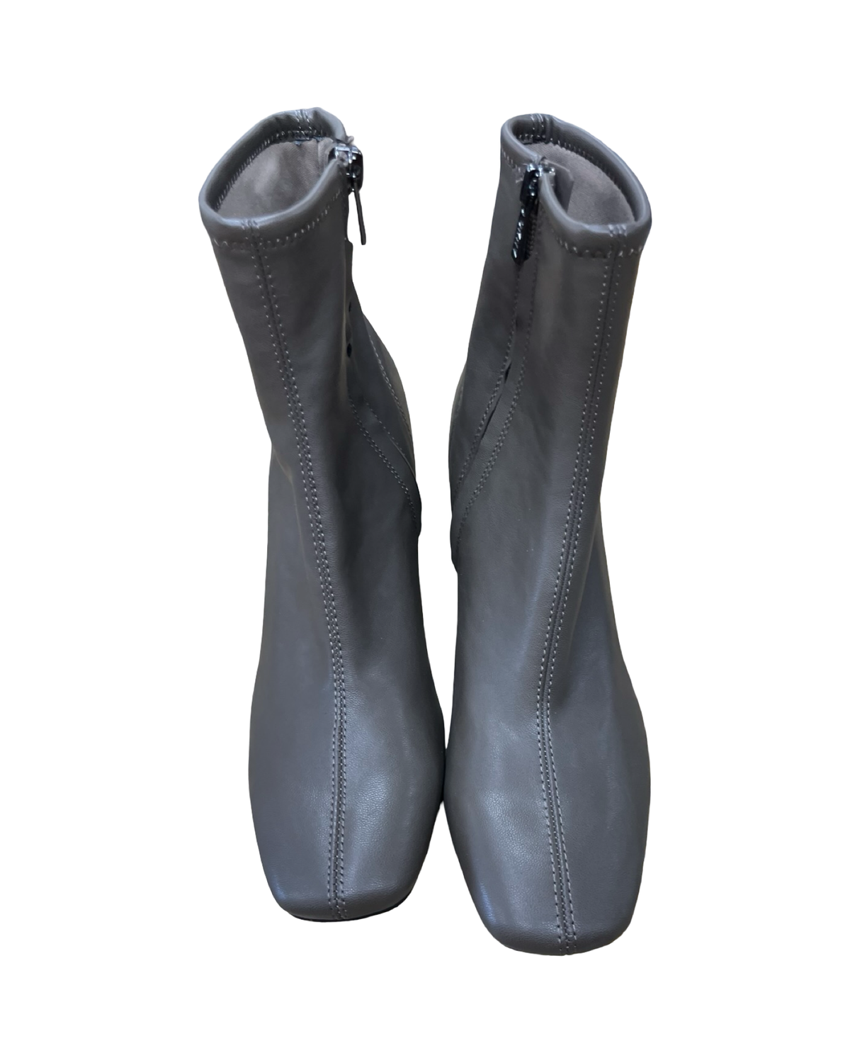 Boots Ankle Heels By Dkny In Grey, Size:7