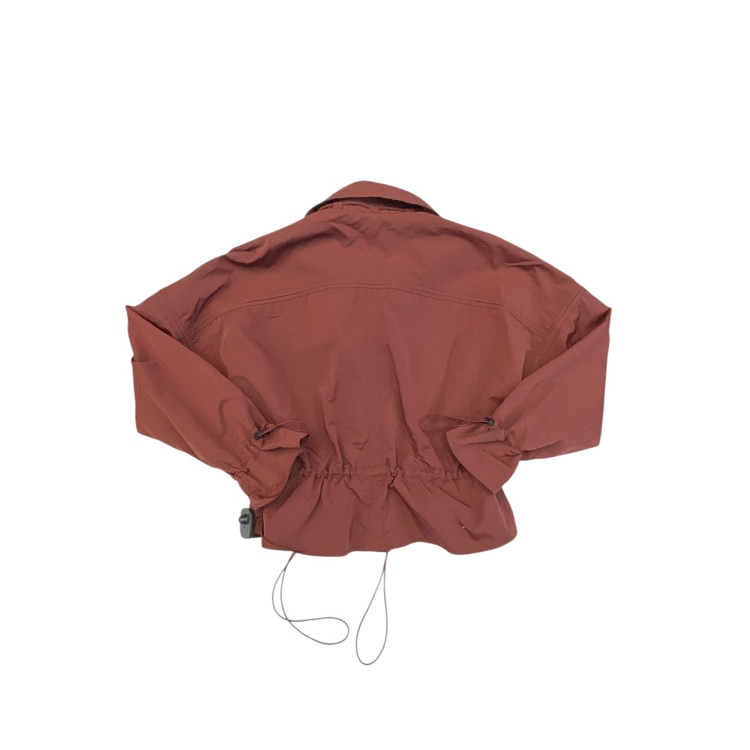 Athletic Jacket By Athleta In Rose Gold, Size:M