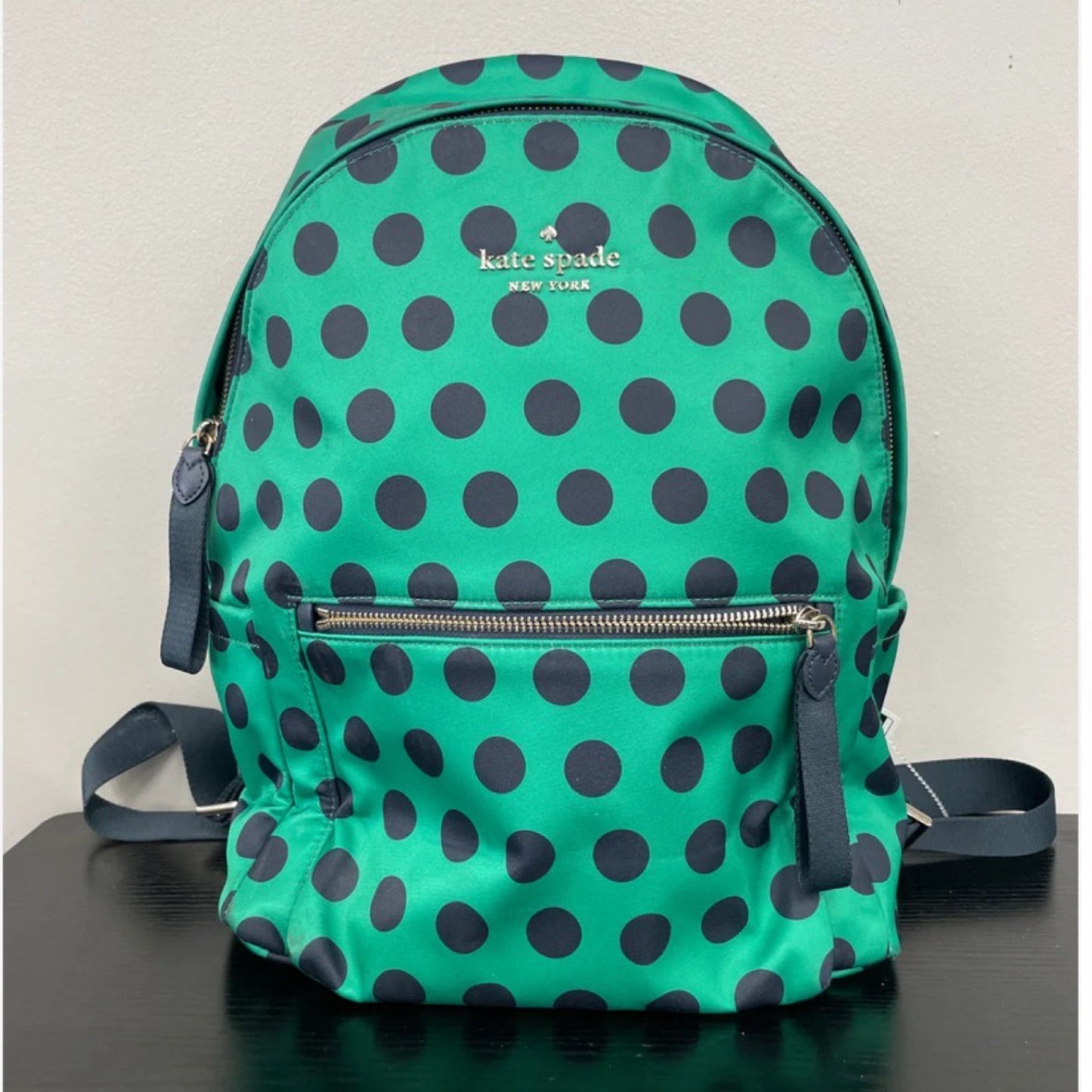 Backpack Designer By Kate Spade In Polkadot Pattern, Size:Large