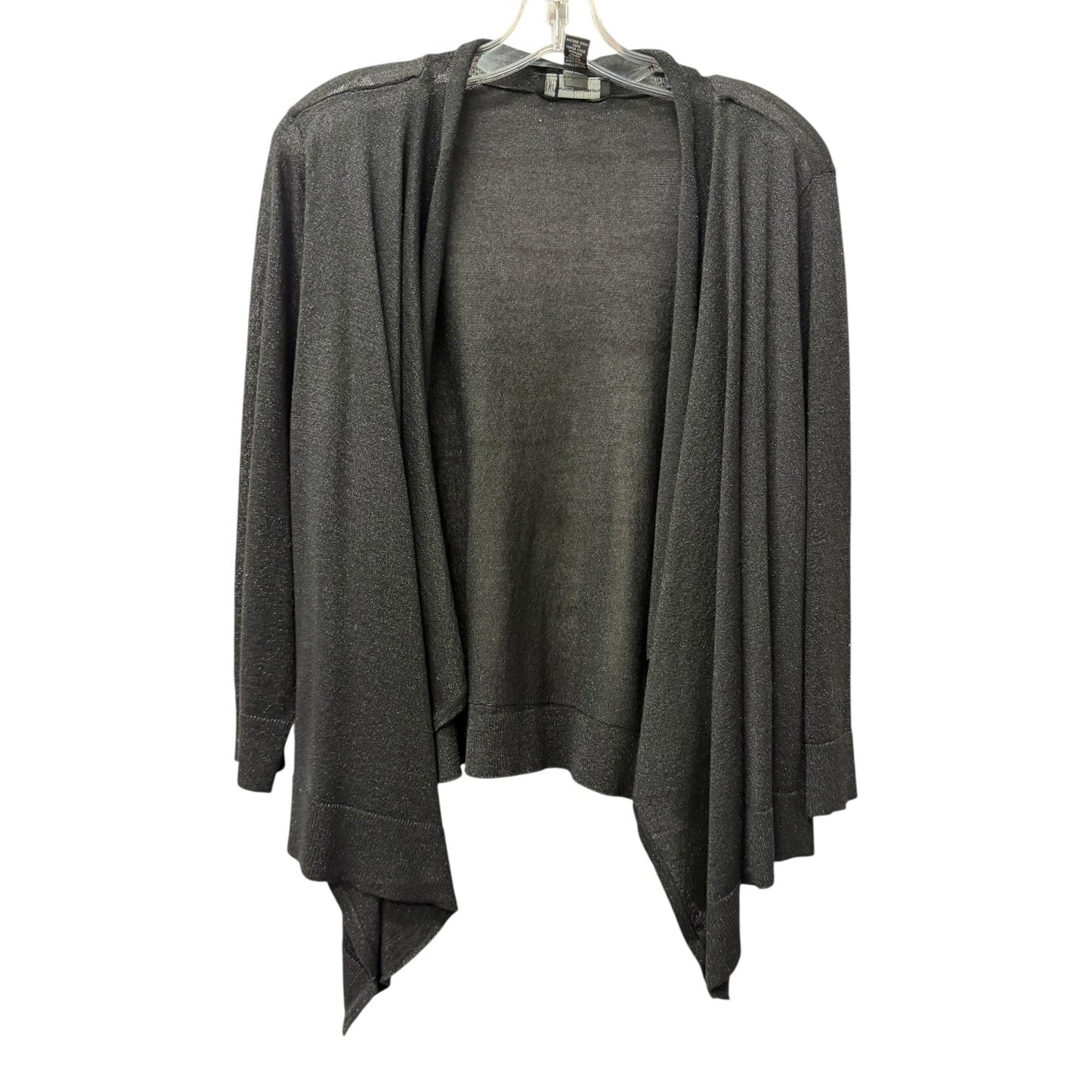 Cardigan By Inc In Black, Size:1X