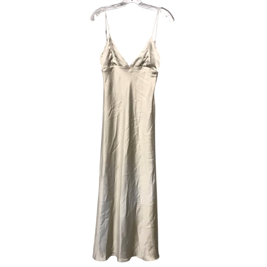 Dress Party Long By Zara In Gold, Size:M