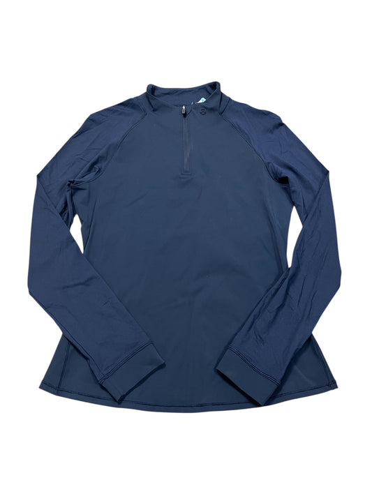 Athletic Top Ls Collar By Lululemon In Navy, Size:M