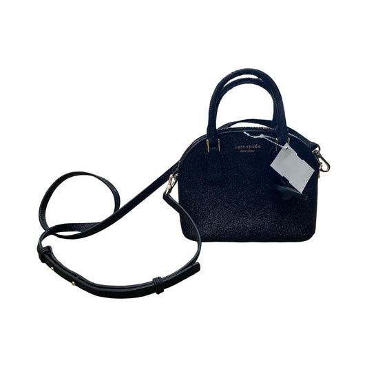 Handbag Designer By Kate Spade In Black & Gold, Size:Small