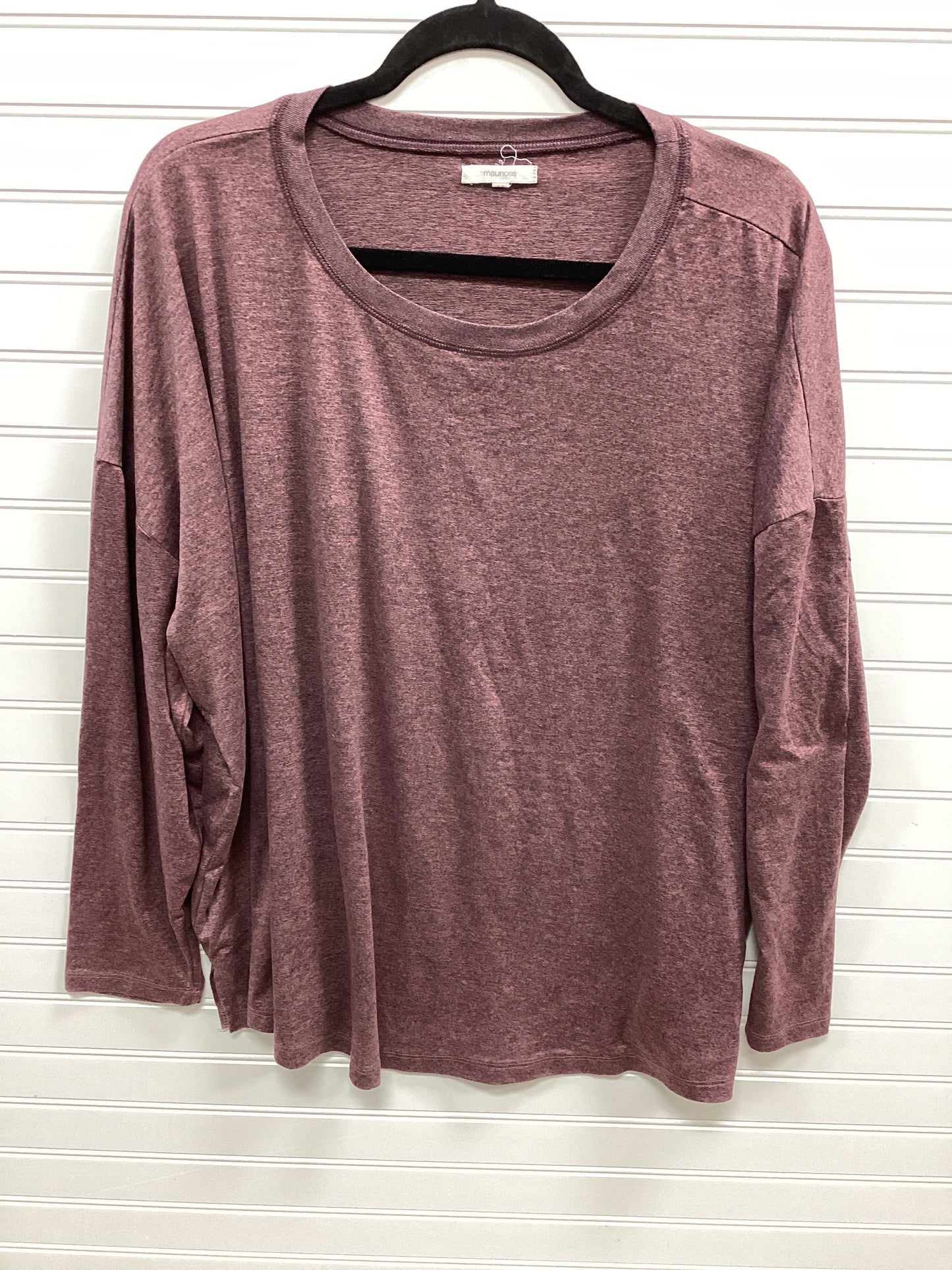 Top Ls By Maurices In Purple, Size:3X