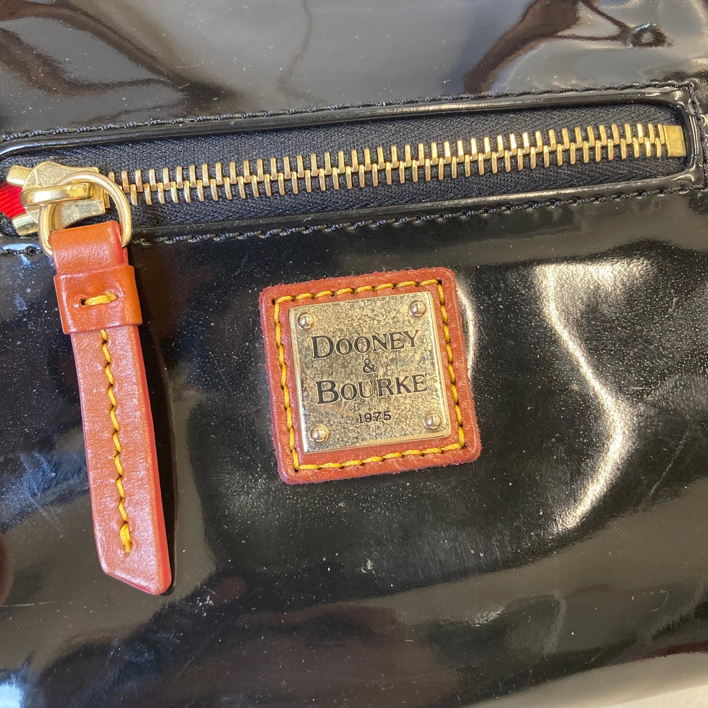 Handbag Designer By Dooney And Bourke In Black & Brown, Size:Small