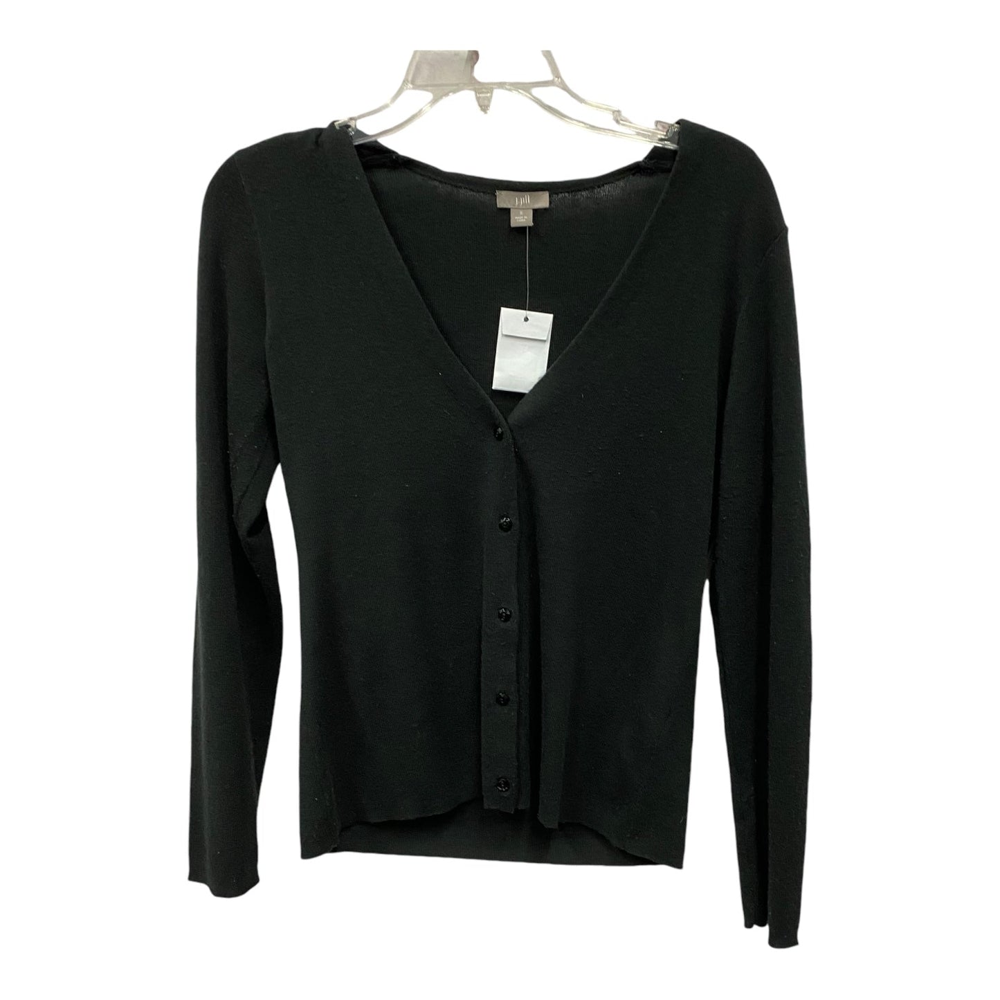 Sweater Cardigan By J. Jill In Black, Size:S