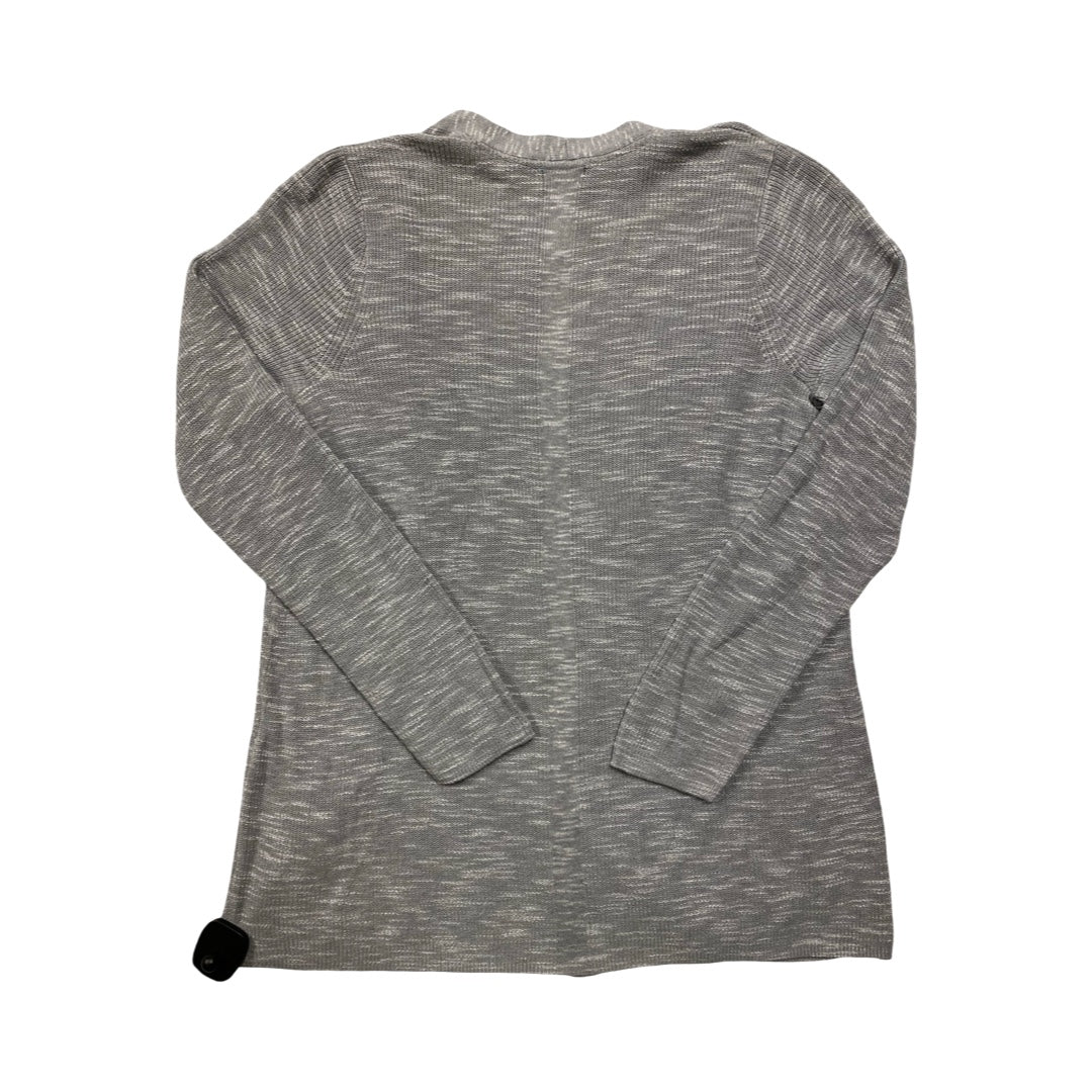 Sweater Cardigan By J. Jill In Grey, Size:Sp