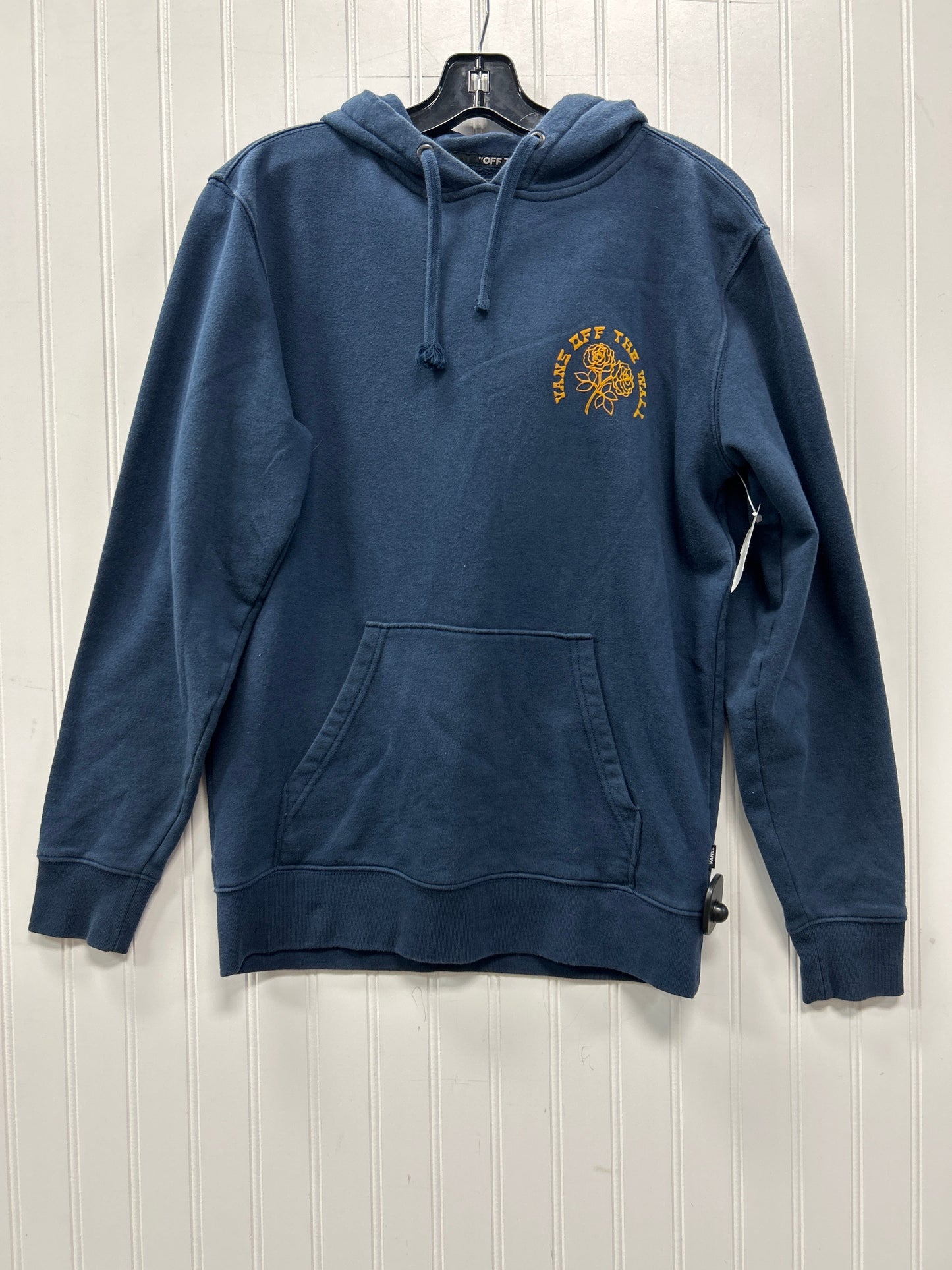 Sweatshirt Hoodie By Vans In Blue, Size:Xs