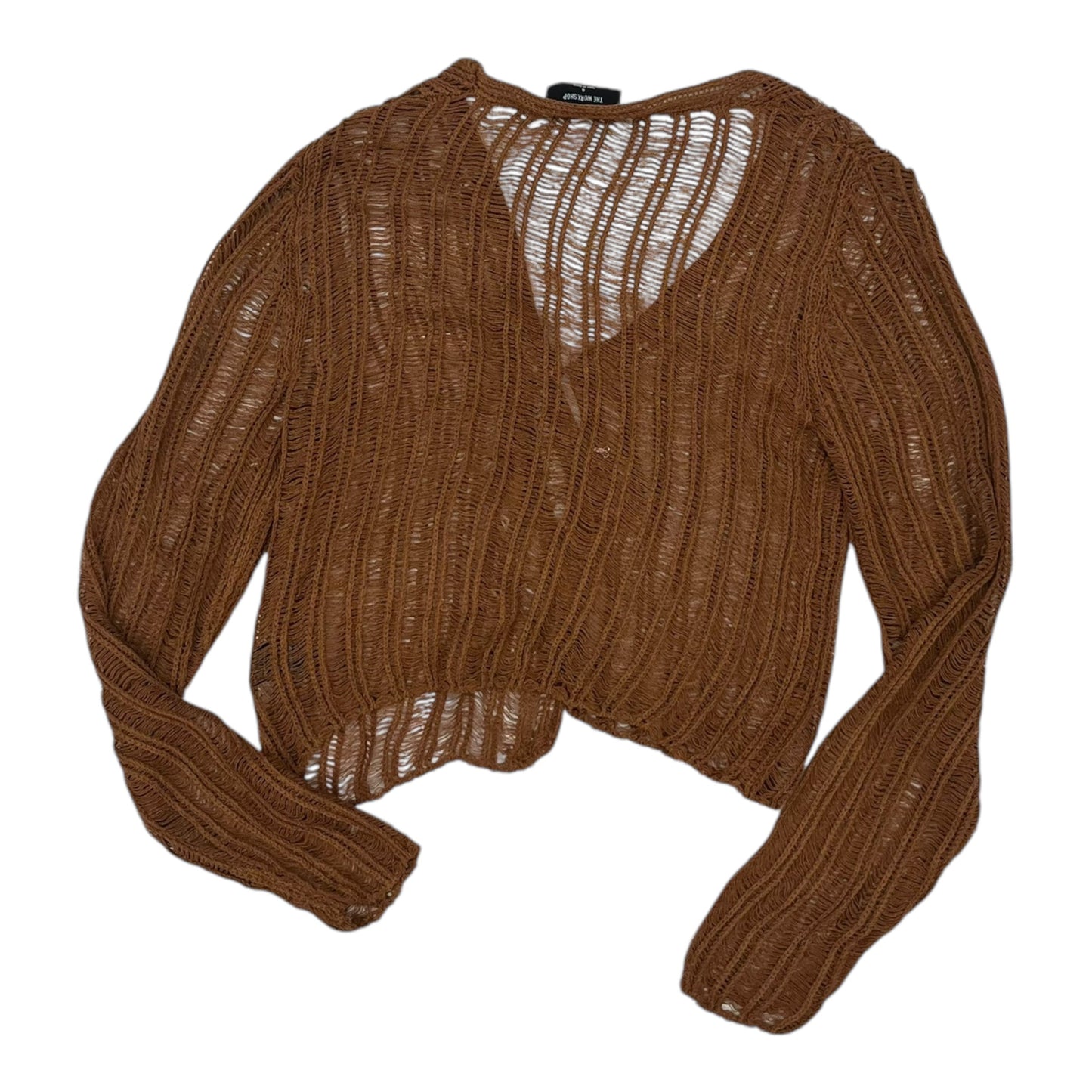 Cardigan By Workshop In Brown, Size:S