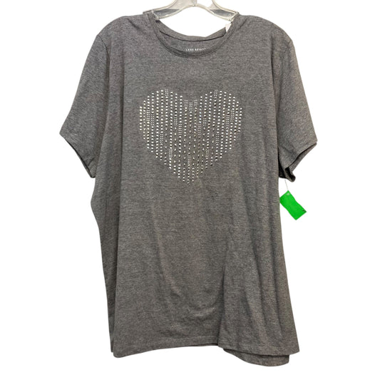 Top Ss By Lane Bryant In Grey, Size:2X