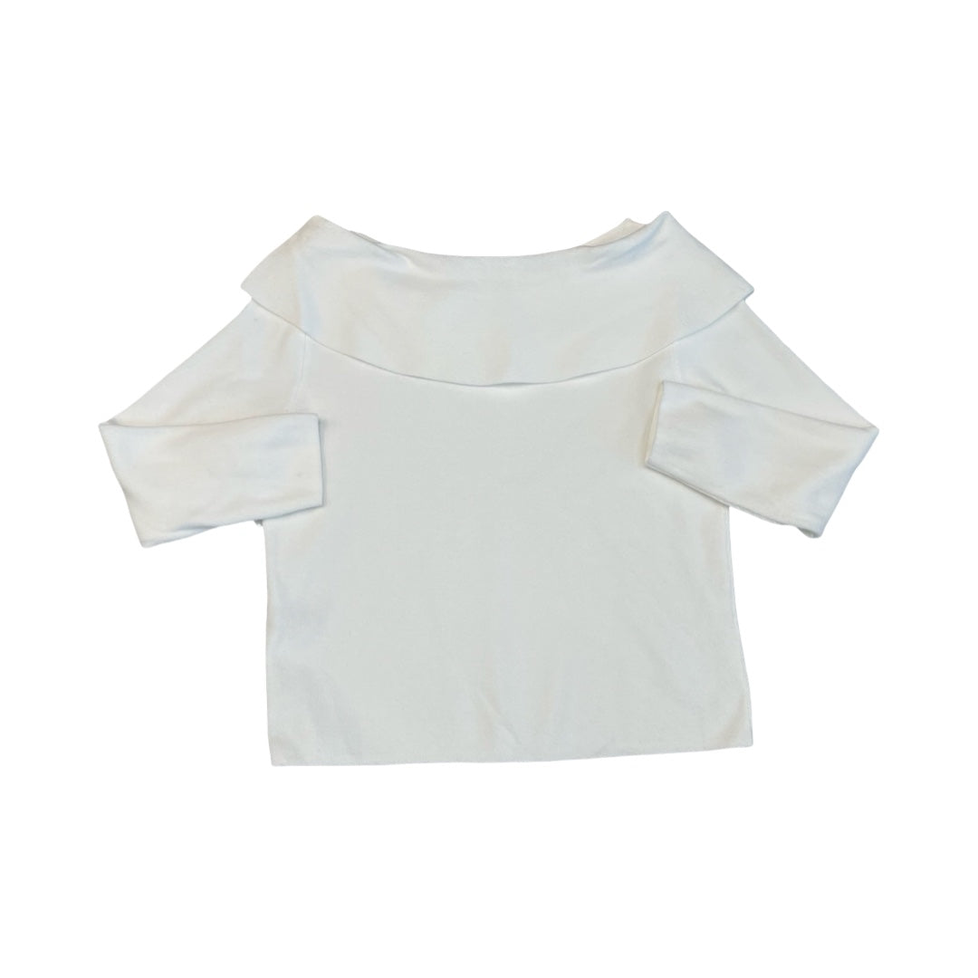 Sweater By Vila Milano In White, Size:M