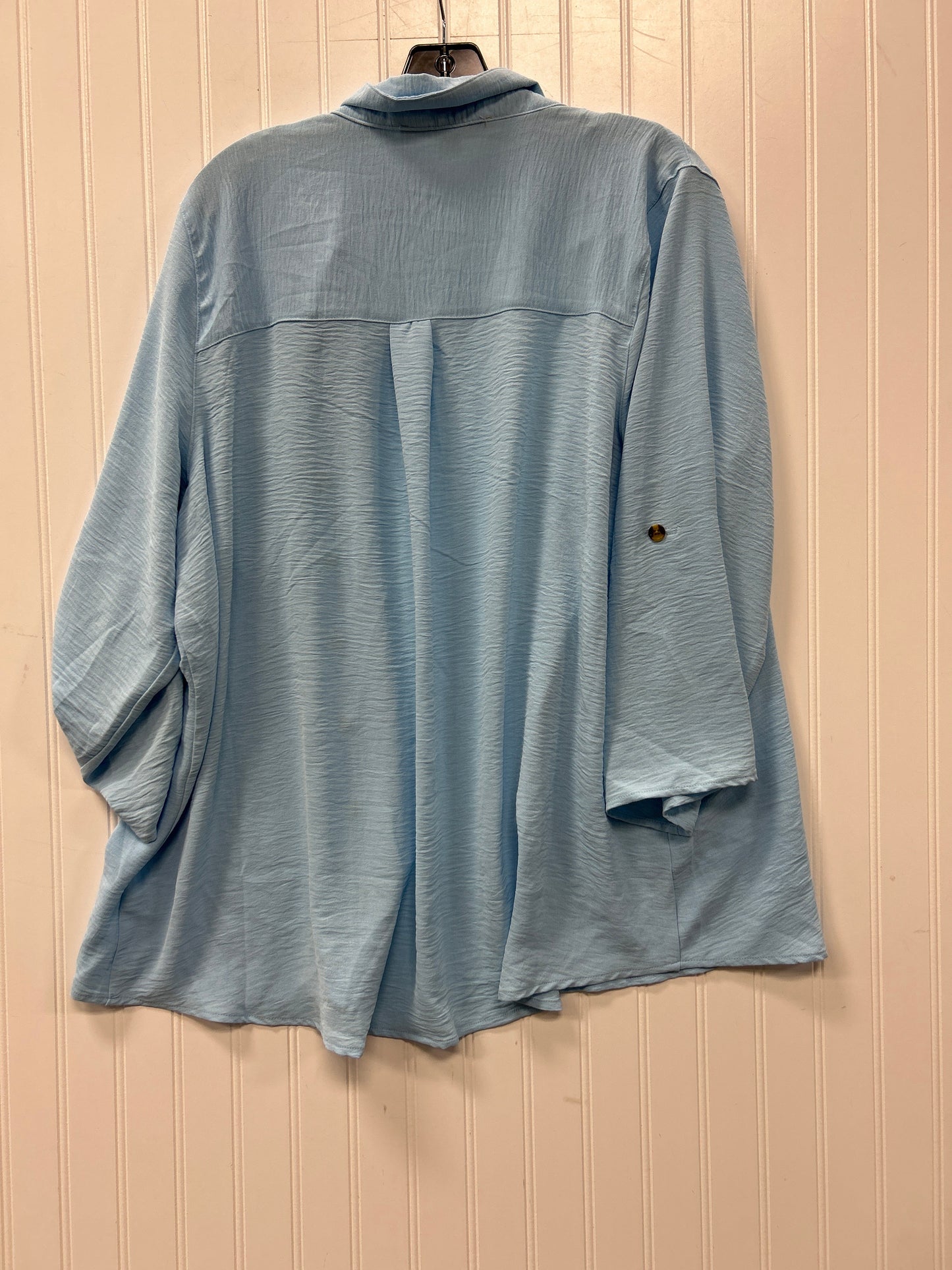Top Ls By Cmc In Blue, Size:2X