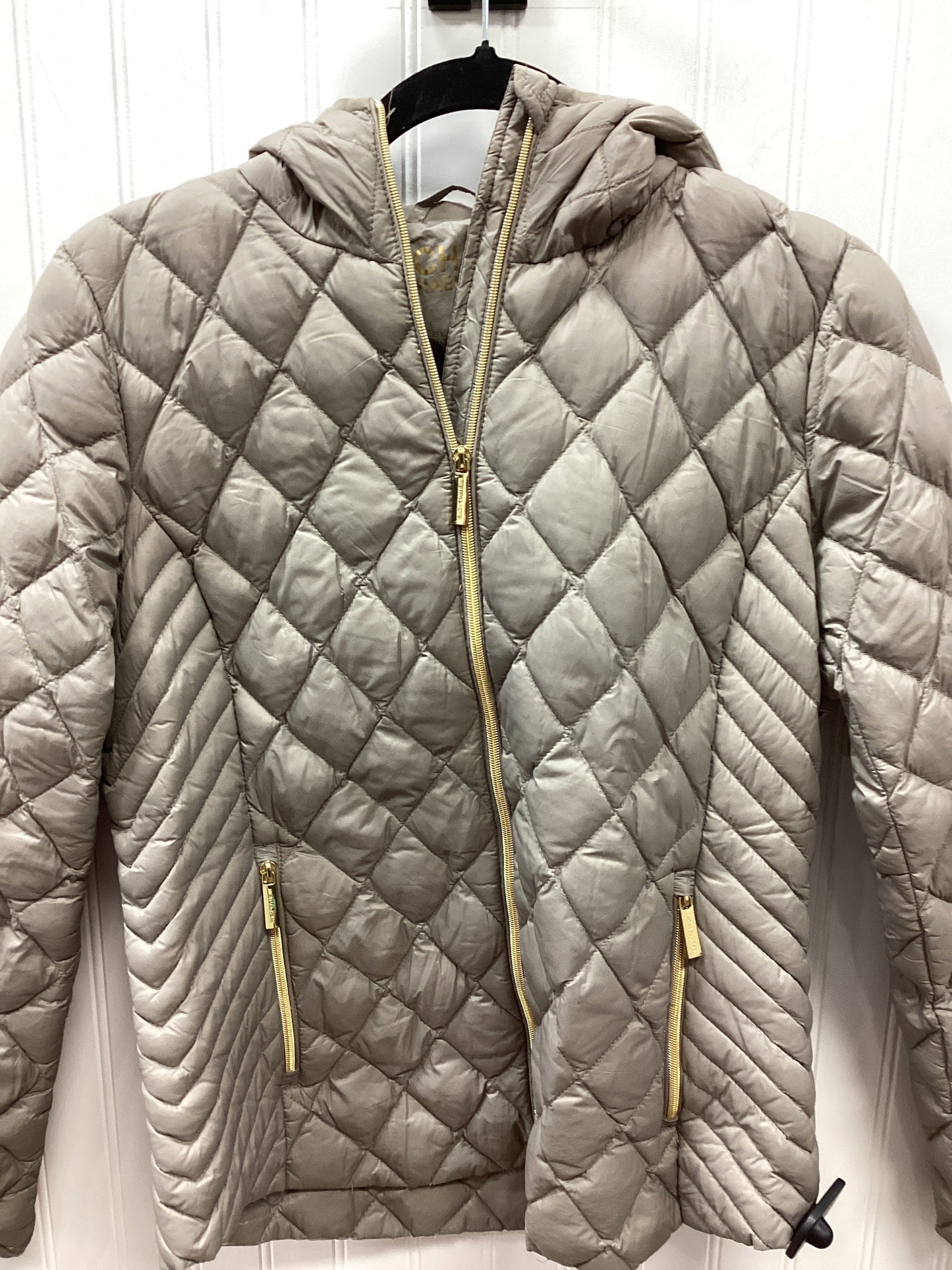 Coat Puffer & Quilted By Michael By Michael Kors In Grey, Size:M