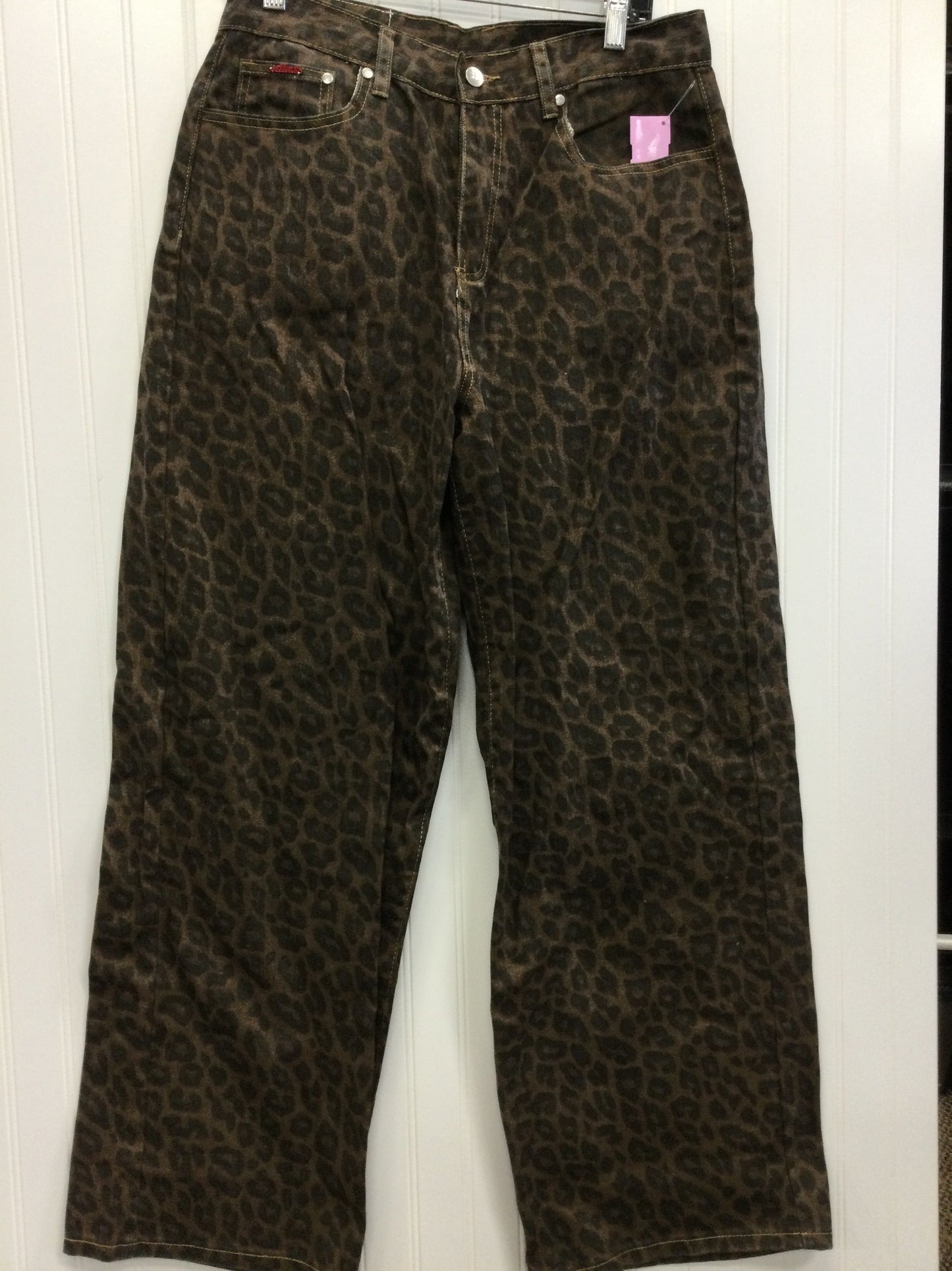 Jeans Straight By Cmc In Animal Print, Size:8