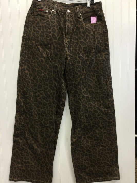 Jeans Straight By Cmc In Animal Print, Size:8
