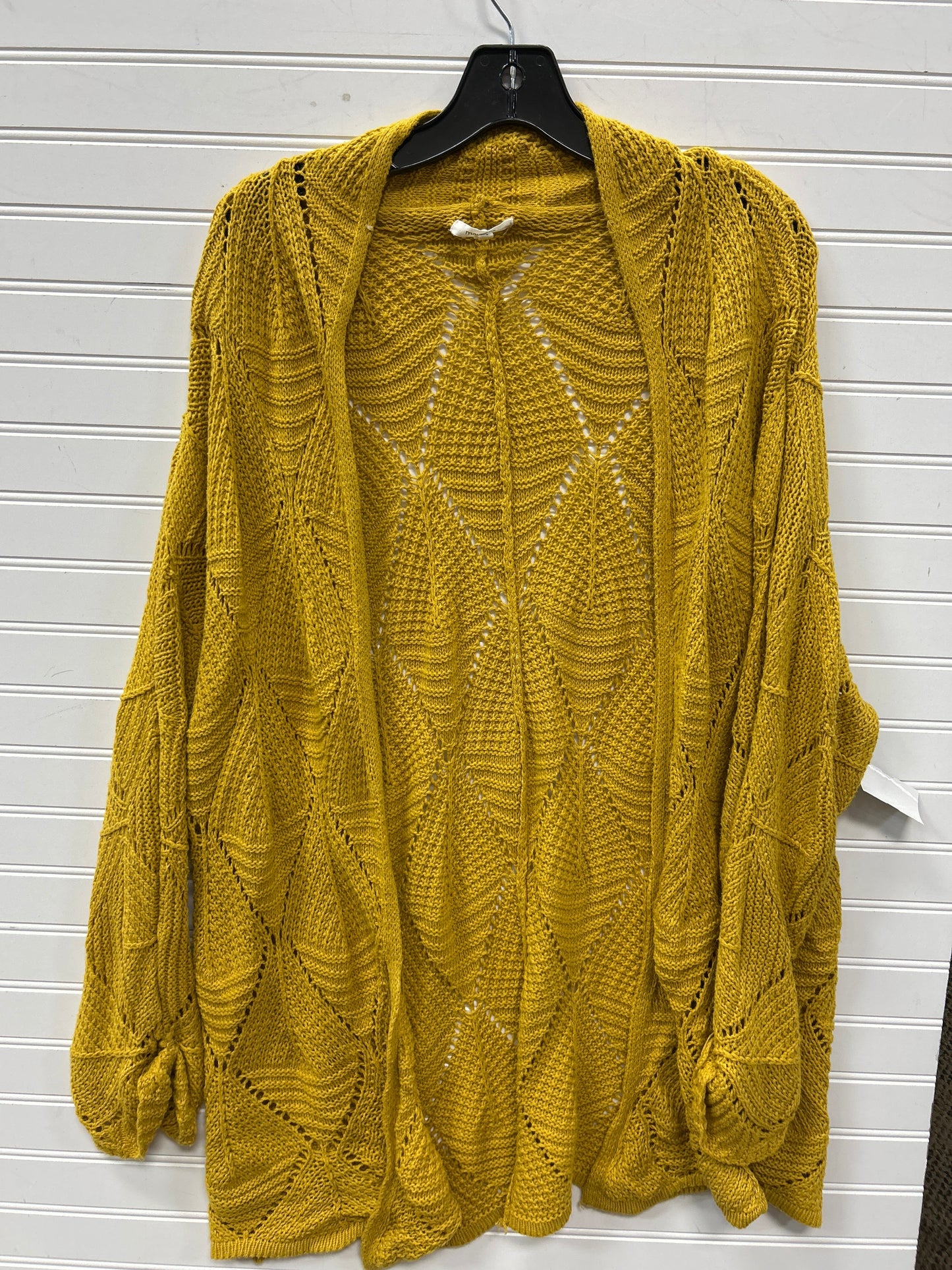 Cardigan By Maurices In Yellow, Size:M