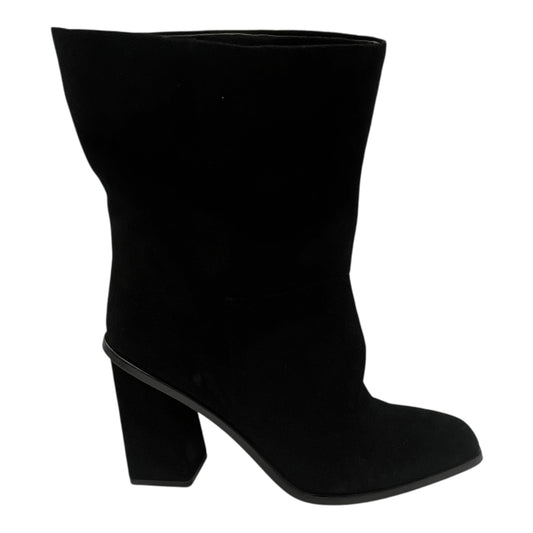 Boots Leather By Vince Camuto In Black, Size:9.5