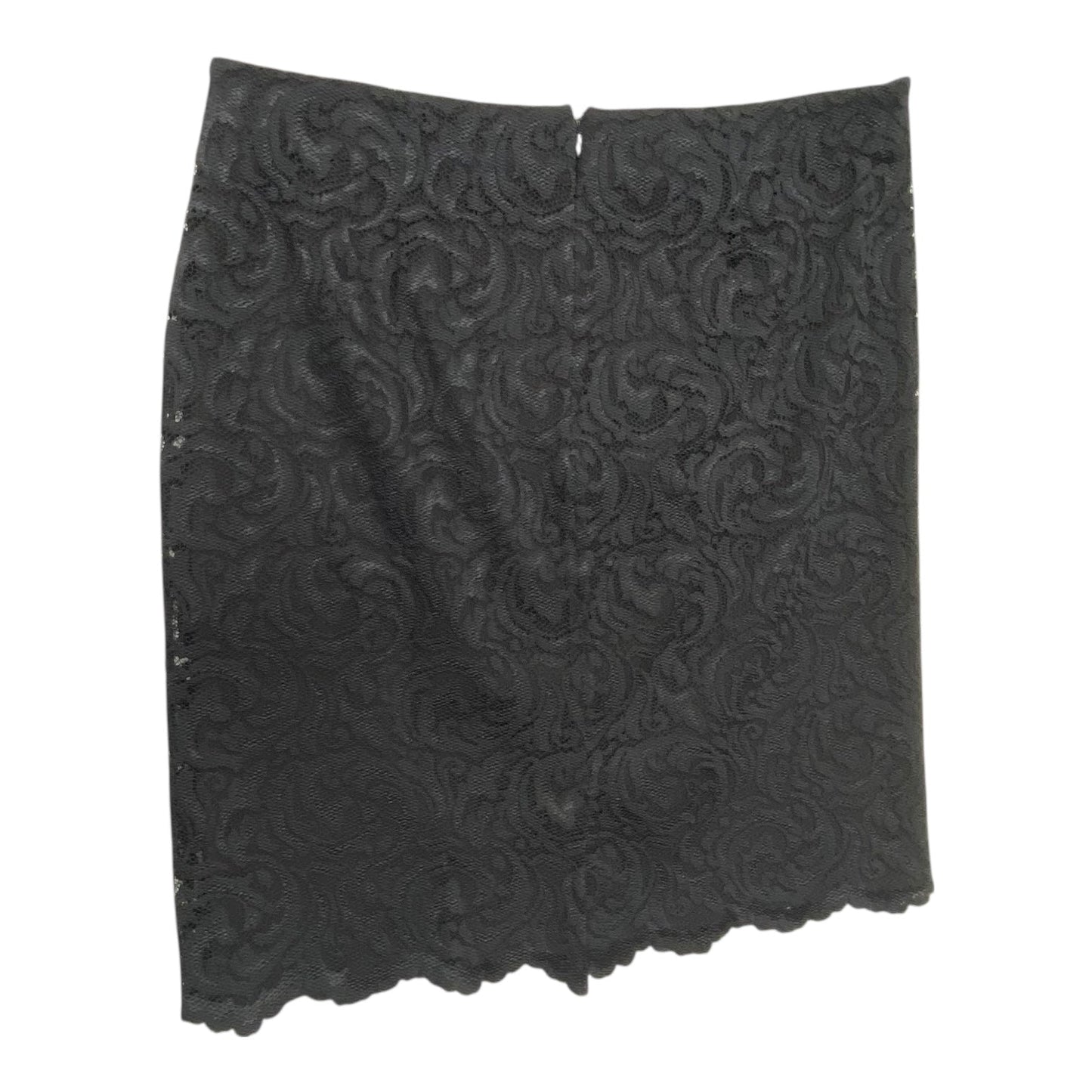 Skirt Midi By Garnet Hill In Black, Size:1X